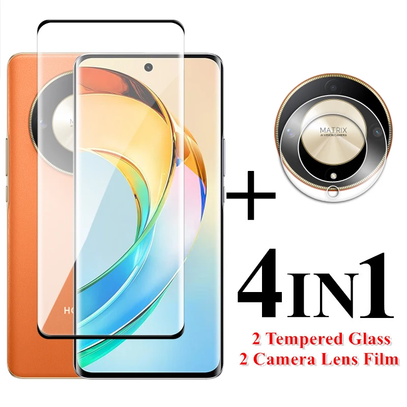 

For Honor X9b Glass 3D Curved Full Cover HD Screen Protector For Honor X9b 5G Tempered Glass For Honor X9b Lens Film 6.78 inch