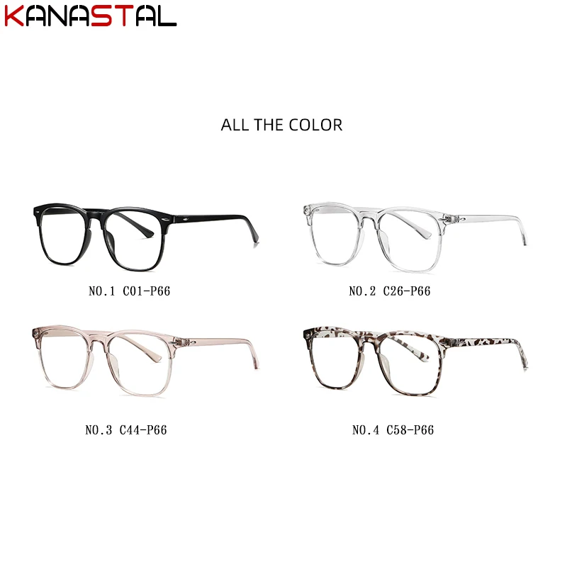 Women Blue Light Blocking Glasses Outdoor Anti UV Rays Photochromic Transparent Glasses Men Retro TR90 Computer Eyeglasses Frame images - 6