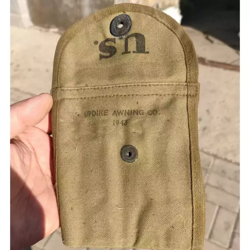 WWII US ARMY M1 M2 CARBINE Canvas Magazine Pouch MILITARY SURPLUS GENUINE ORIGINAL 1943 military backpack pouch