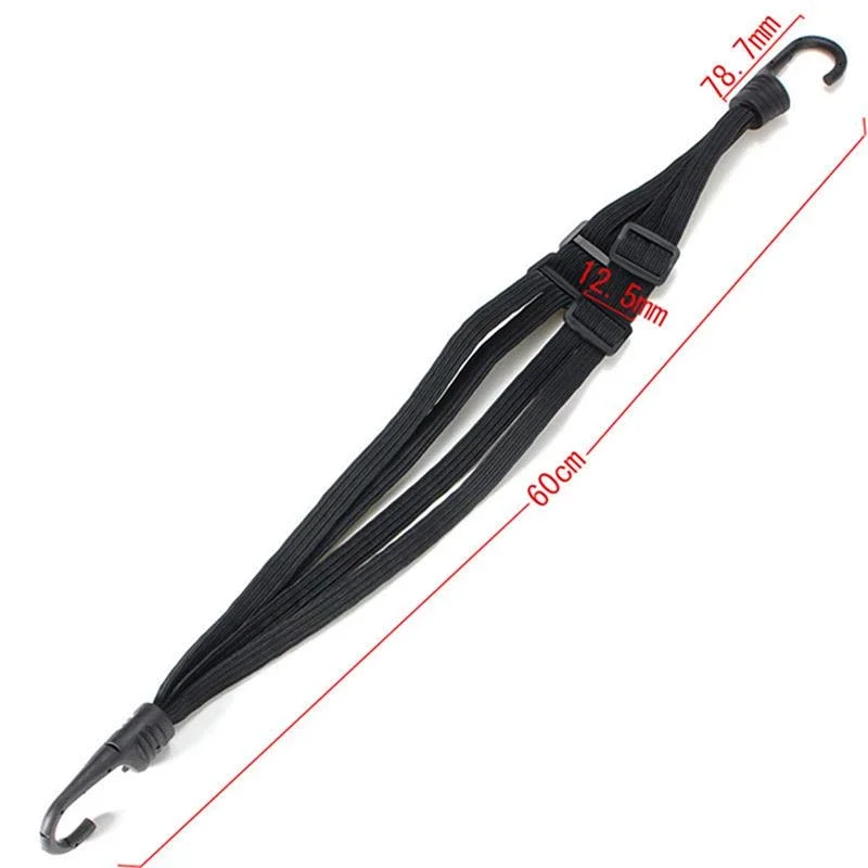 Universal Retractable Elastic Rope Strap Motorcycle Helmet Strap Motorcycle Luggage Strap Motorcycle Luggage Rope For Motorcycle Bicycle Helmet Luggage