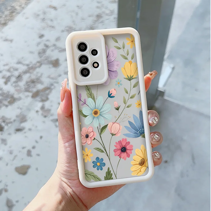 Elegant Pink Peach Blossom Soft Phone Case Cover