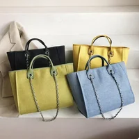 Fashion Make Up Designer Big Women's 2025 New Korean Fashion Casual Large Capacity Shoulder Crossbody Chain Tote Bag - Image 2