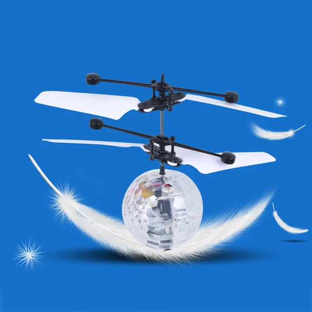 New Children's Flying Toy Seven-color Suspension Ball Induction Fashion Crystal Ball Model Flying Induction Toy Children's Gift 2