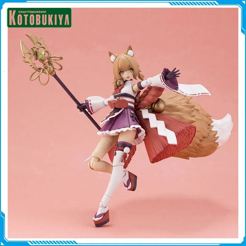 

Original Kotobukiya AR003 ARCA NADEA Yukumo Machine Girl Orc Fox Spirit Catfly Assembly Model Kit Action Figure Toys