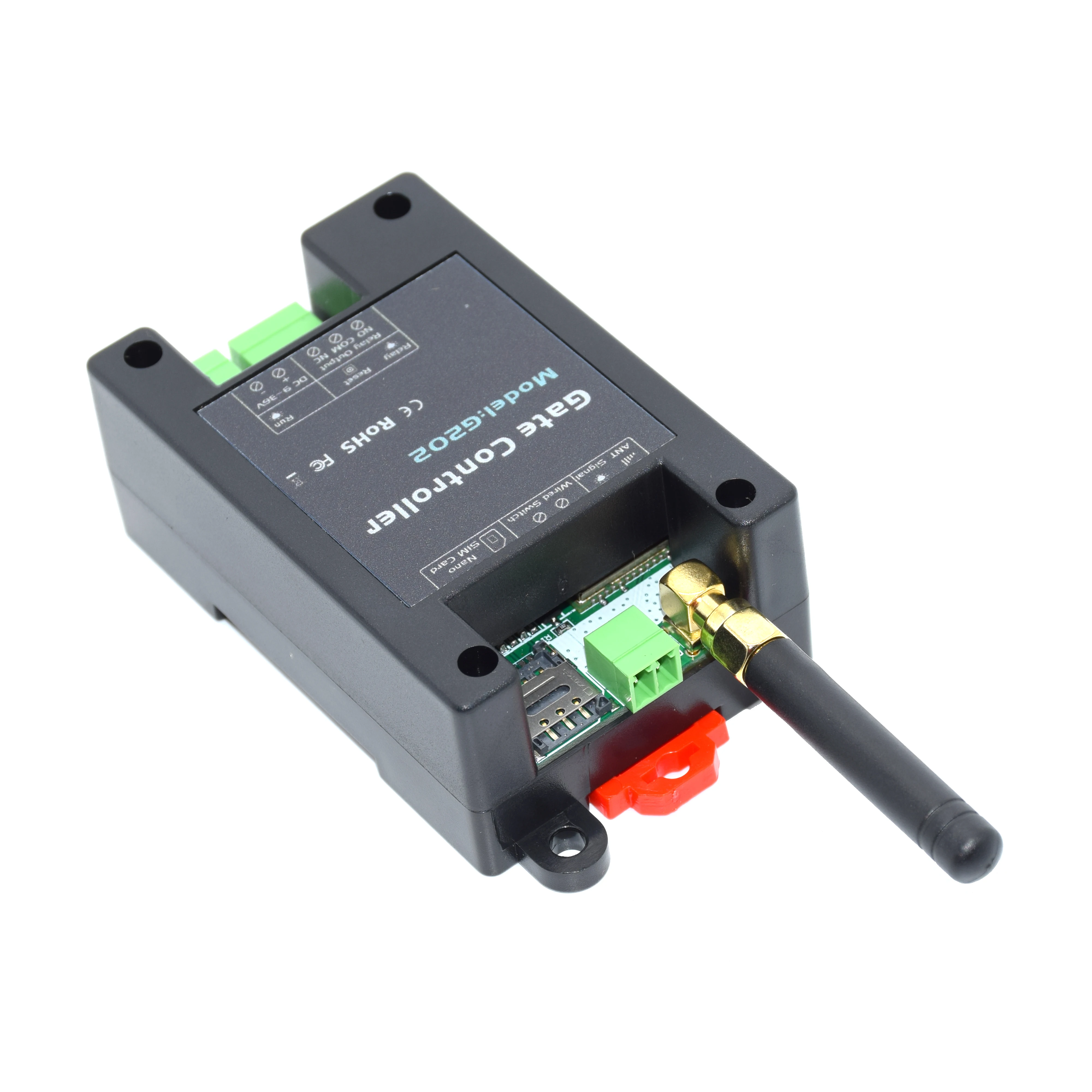 Garage Gate Opener Gate Opener Control Board GSM 4G LTE Gate Opener G202 SMS Remote Control Single Relay Switch For Sliding Swing Garage Gate Opener Replace RTU5024