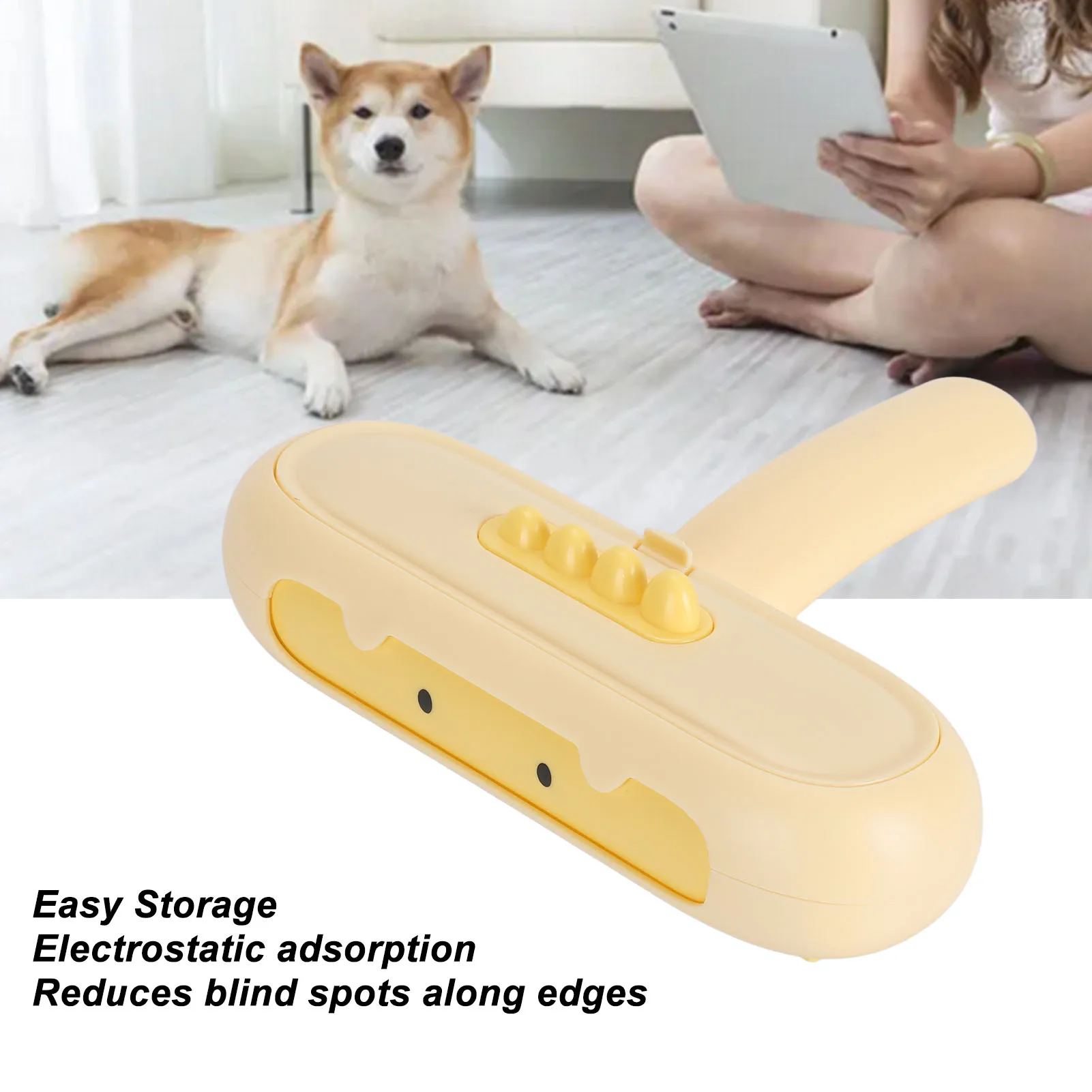 Pet Hair Remover Multipurpose Efficient Reusable Double Sided Portable Lint Roller For Furniture Couch Carpet Clothing Bedding