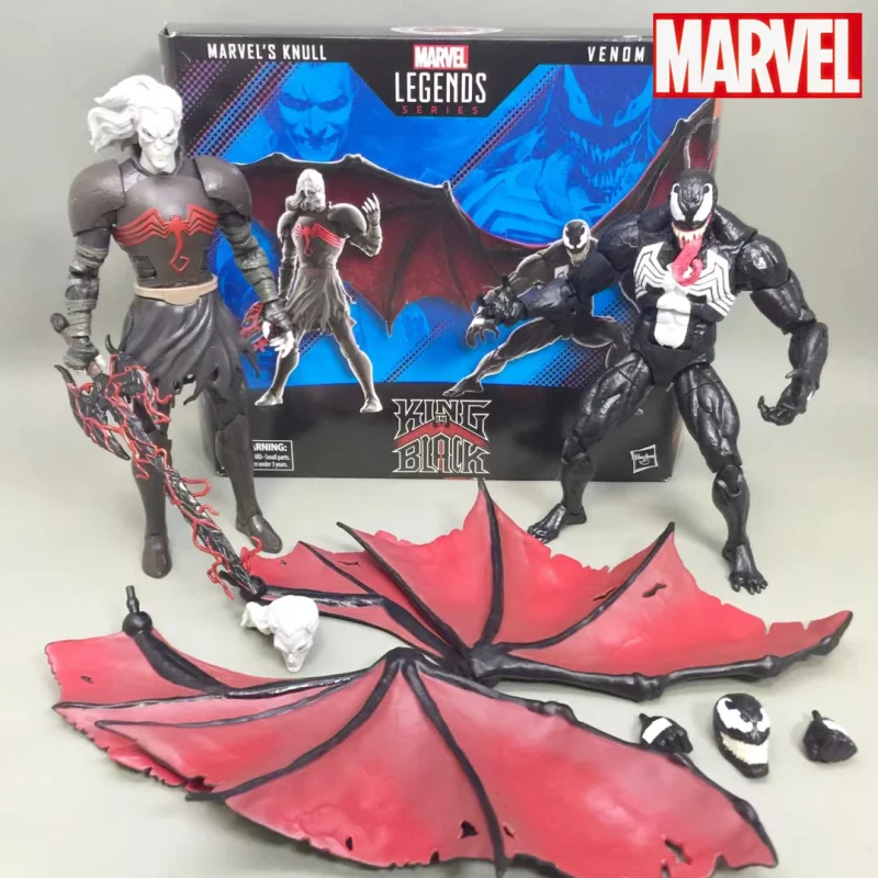 original-marvel-legends-king-in-black-knull-venom-wings-action-figure-2-pack-60th-anniversary-collectible-model-toys-doll-toys