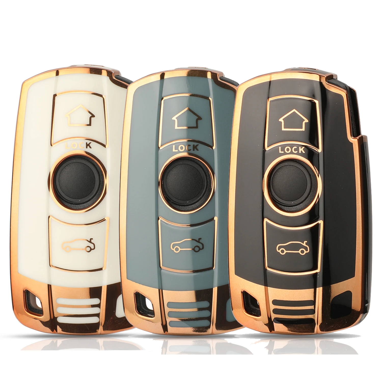 Premium Remote TPU Car Key Case - Protective Shell & Smart Fob Cover Replacement