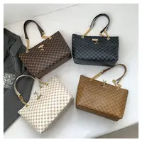 Sac fourre-tout Design de luxe pour femmes, sac à main de grande capacité imprimé, sac à bandoulière tendance, nouveau sac de Shopping 3