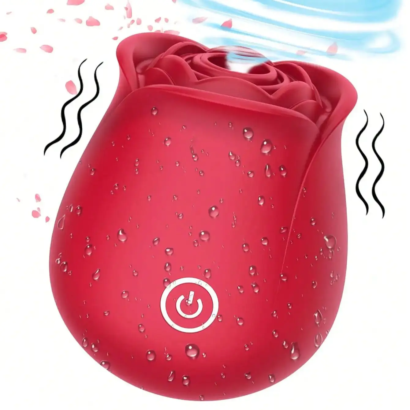 Clitoris vibrator clit sucking vibrator female sex toys rose sucking vibrator vibrator sex toy Rose Vibrator Nipple Clitoral Suction Cup Oral Sex Stimulator Sucking Vibrator for Female Clitoral Masturbation