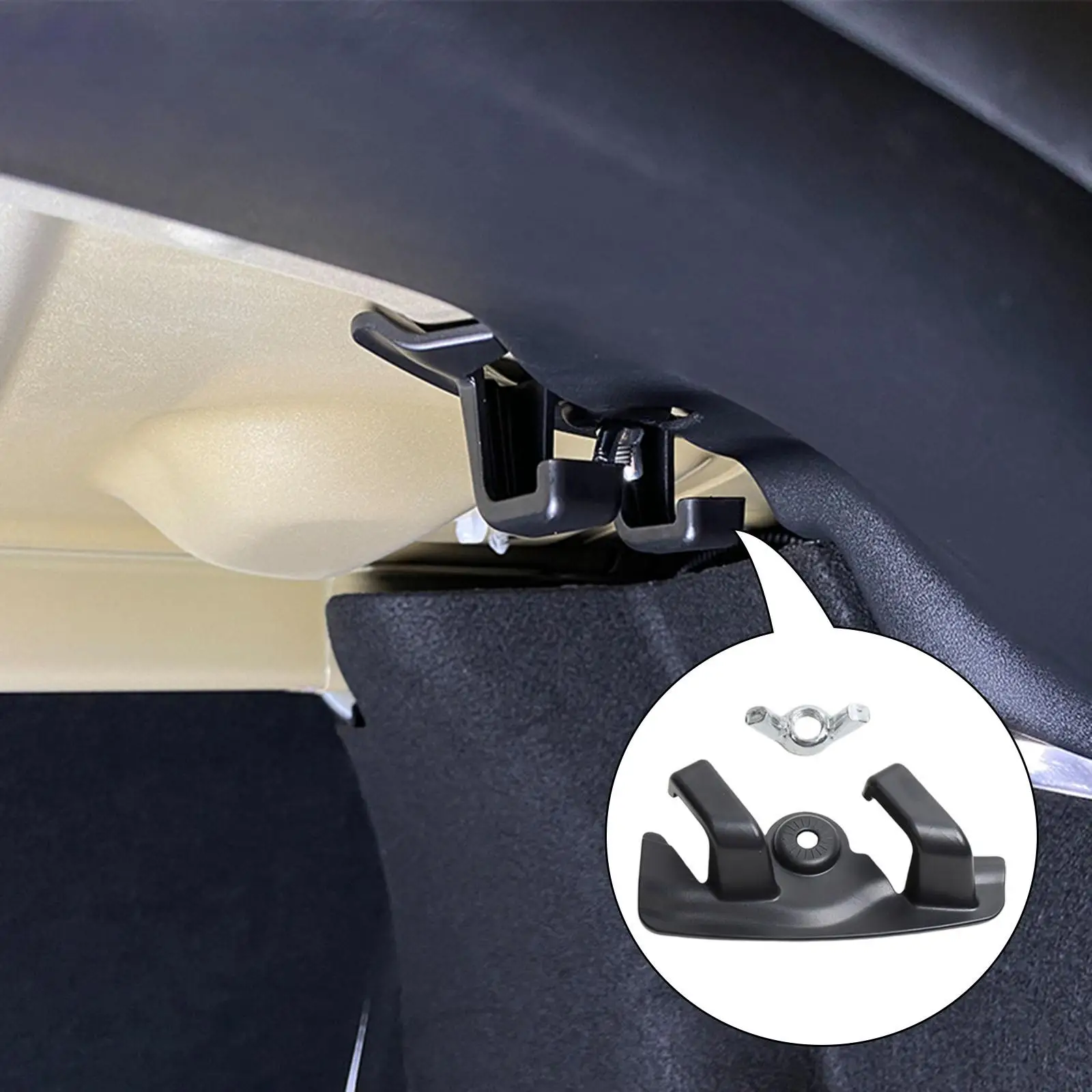 

Car Trunk Hook Parts Rear Interior Hanger Holder Fit for Tesla Model 3 2017 2018 2019 2020 2021 2022
