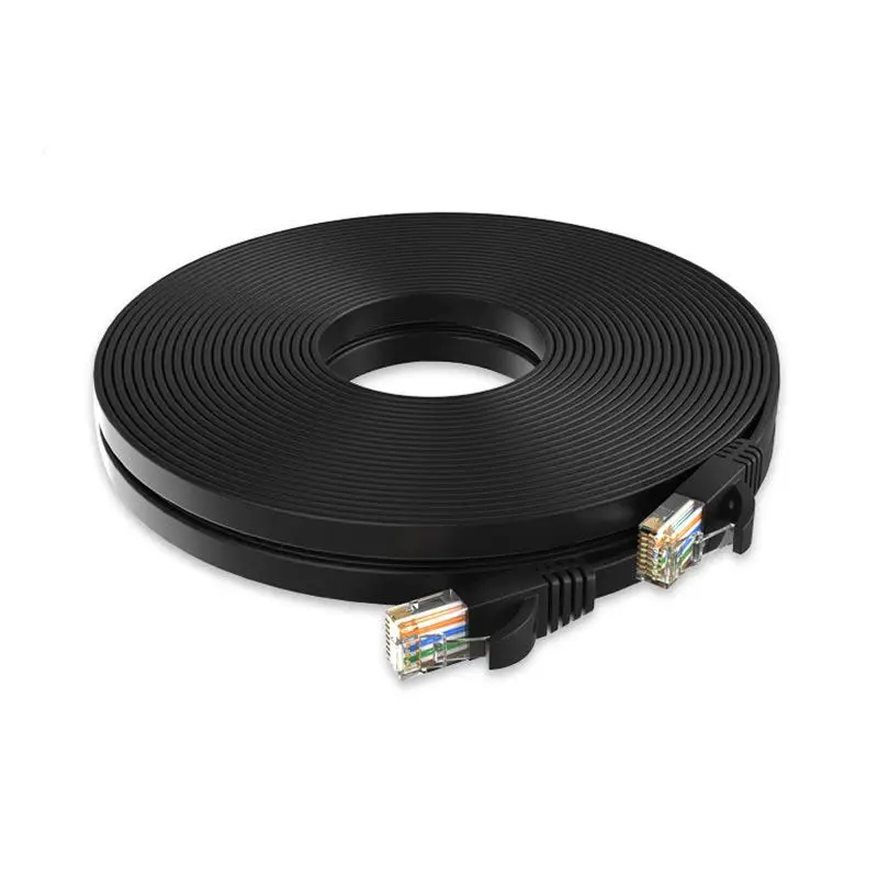 Premium Flat Cat6 Ethernet Cable - Ultra-Fast Network Connection Cable