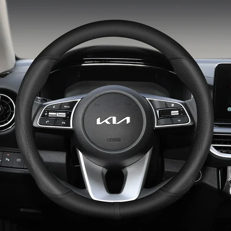 D-förmige Auto-Lenkradabdeckung aus Mikrofaser-Leder, Autozubehör, für Kia Sportage 5 GT-Line, 2021 2022, 2022, 2023, 2024