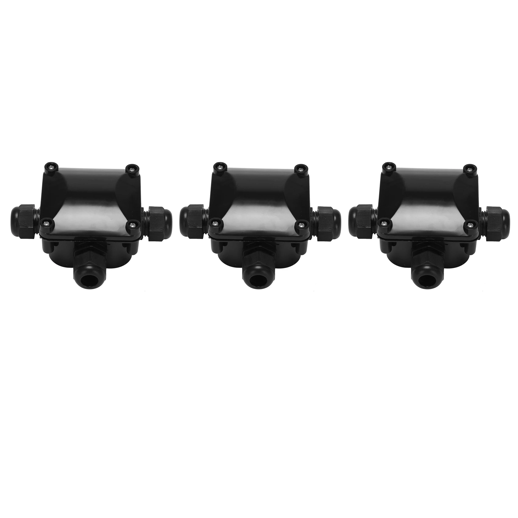 

Box Waterproof IP68 External Electrical Junction Box 3 Way Cable Connector Outdoor for 5.5mm-10.2mm (Pack of 8)