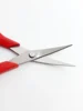 Red Stainl Steel Embroidery Scissors with Curved Tips Handmade Cross Stitching Fabric Crt Cutting Scissors for Home Use 4