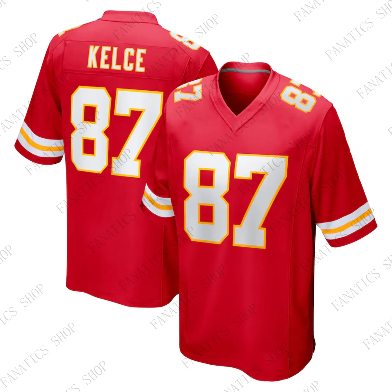 Summer Travis Kelce Chiefs LVIII Game Rugby Jersey #87 Training Jersey Rugby Uniform For Adult&Kid