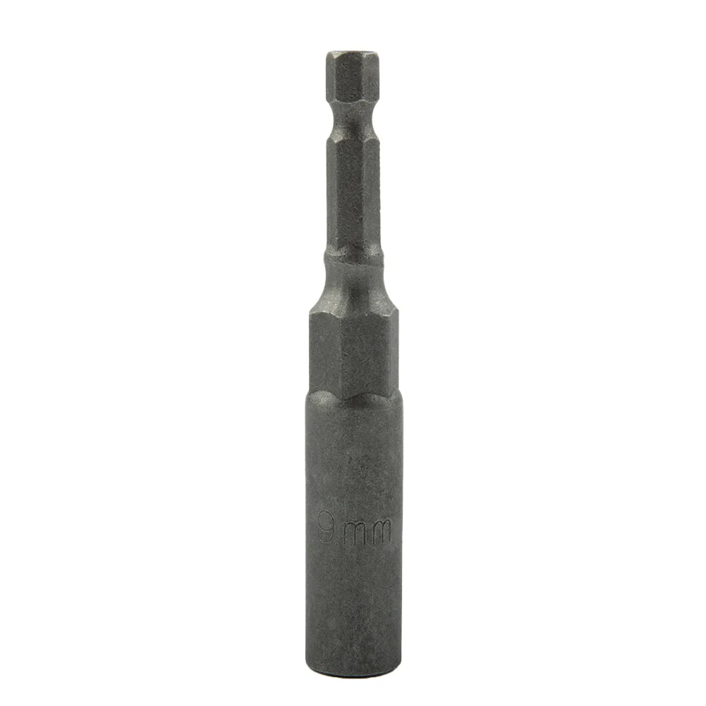 

1PCS 80mm Length 1/4" Hex Drive Magnetic Socket Impact Nut Bolt Drill Bits .For Pneumatic.Screwdriver Hand Electric.Drill /