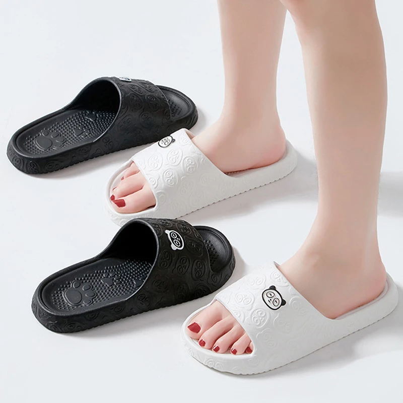 Eva Soft Sole Chunky Platform Slippers Women Summer Thick Sole Cloud Slides Beach Sandals Woman Non-Slip Outdoor Flip Flops Slippers Sandals Shoes Slippers Sandals Non Slip Slippers Female Slippers