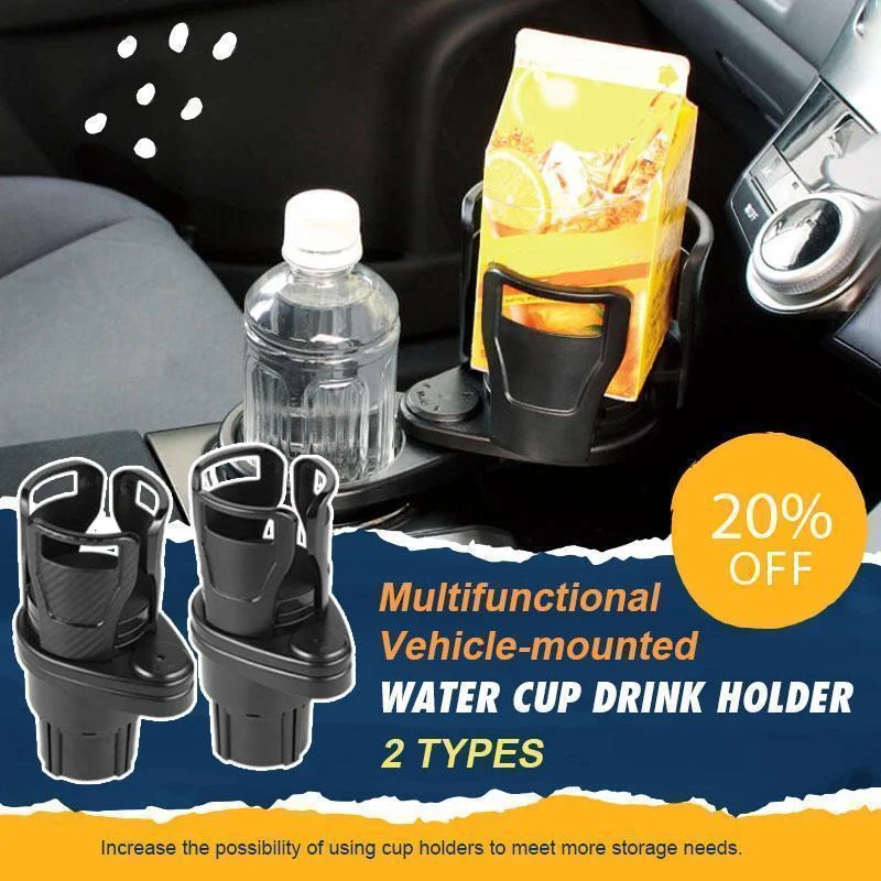 Car Cup Holder Expander Multi Use Vehicle Mounted Water Cup Holder