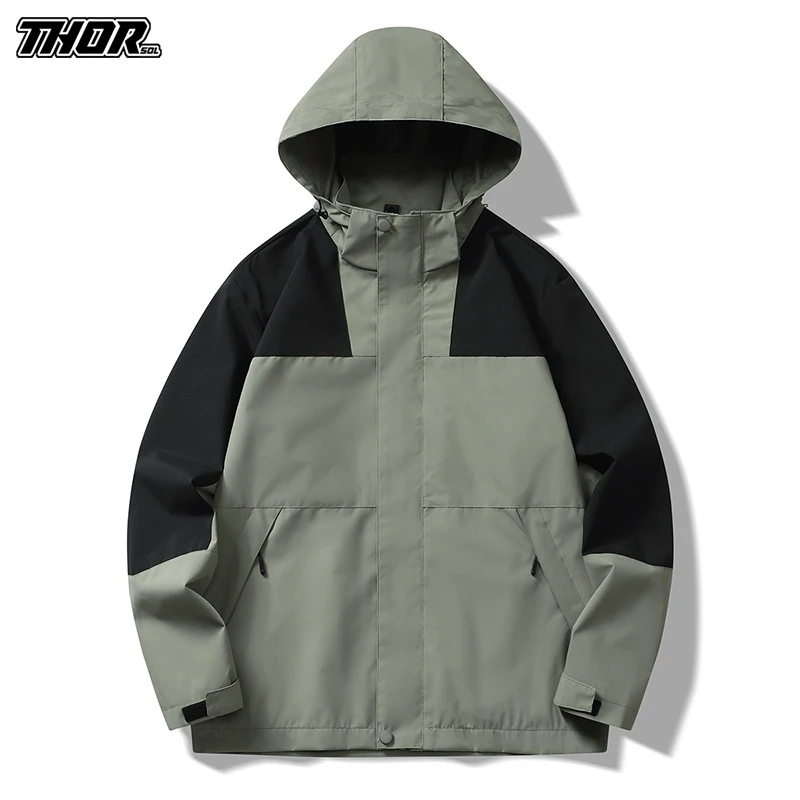 THORSOL Cycling Windbreaker Men's Windproof MTB Bike Clothing Rain Resistant Waterproof Bicycle Jacket Chaqueta Ciclismo Hombre