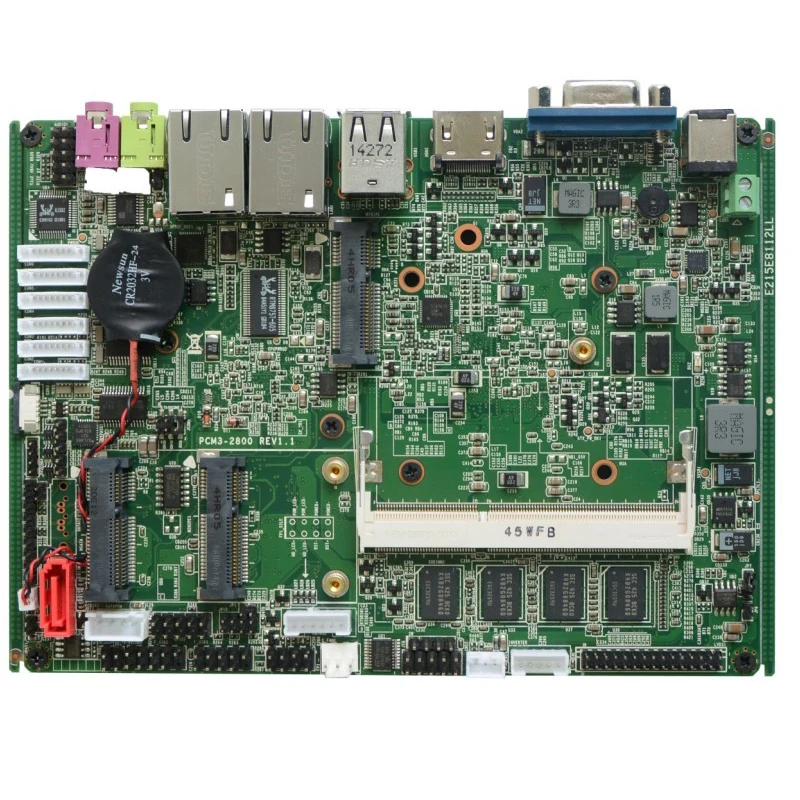 

Fanless Intel Atom N2800 Motherboard with 2Gb Memory 6*COM 6*USB 2*LAN 1*HDMI 1*VGA Industrial Motherboard for POS system