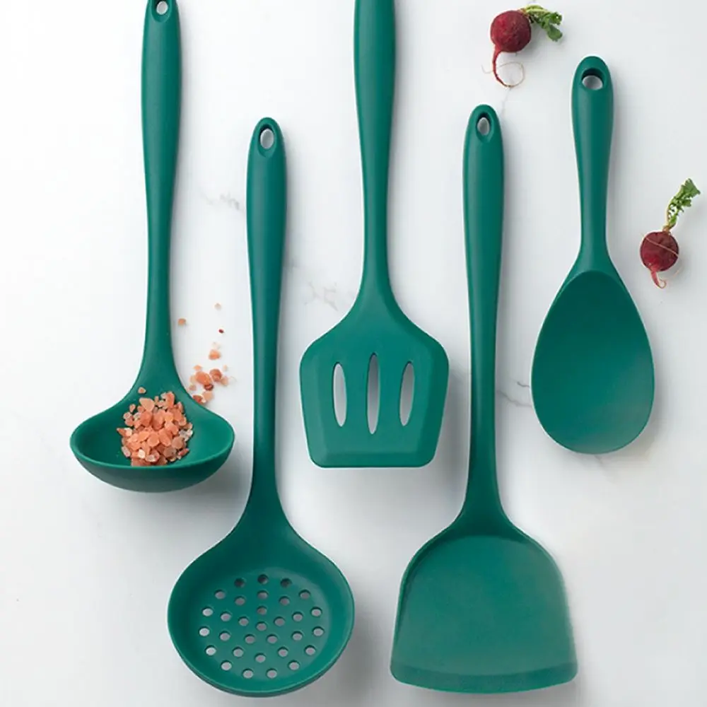 Silicone Cookware Set Non Stick Cooking Tools Heat Insulation Spatula Shovel Turner Kitchenware