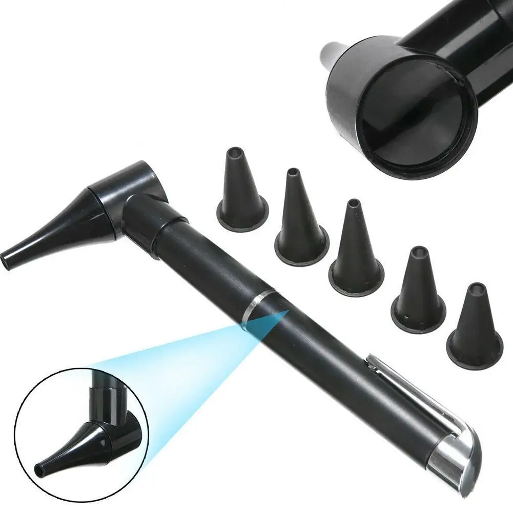 

Fiber Optical Portable Medical Otoscopio Ear Nasal Care ENT Endoscope Physician Diagnostic LED Mini Direct Borescope Otoscope