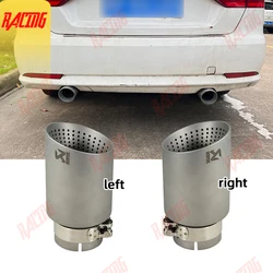 1 piece Exhaust Tip Matte 304 Stainless Steel Car Muffler System for AK Car Muffler Decoration