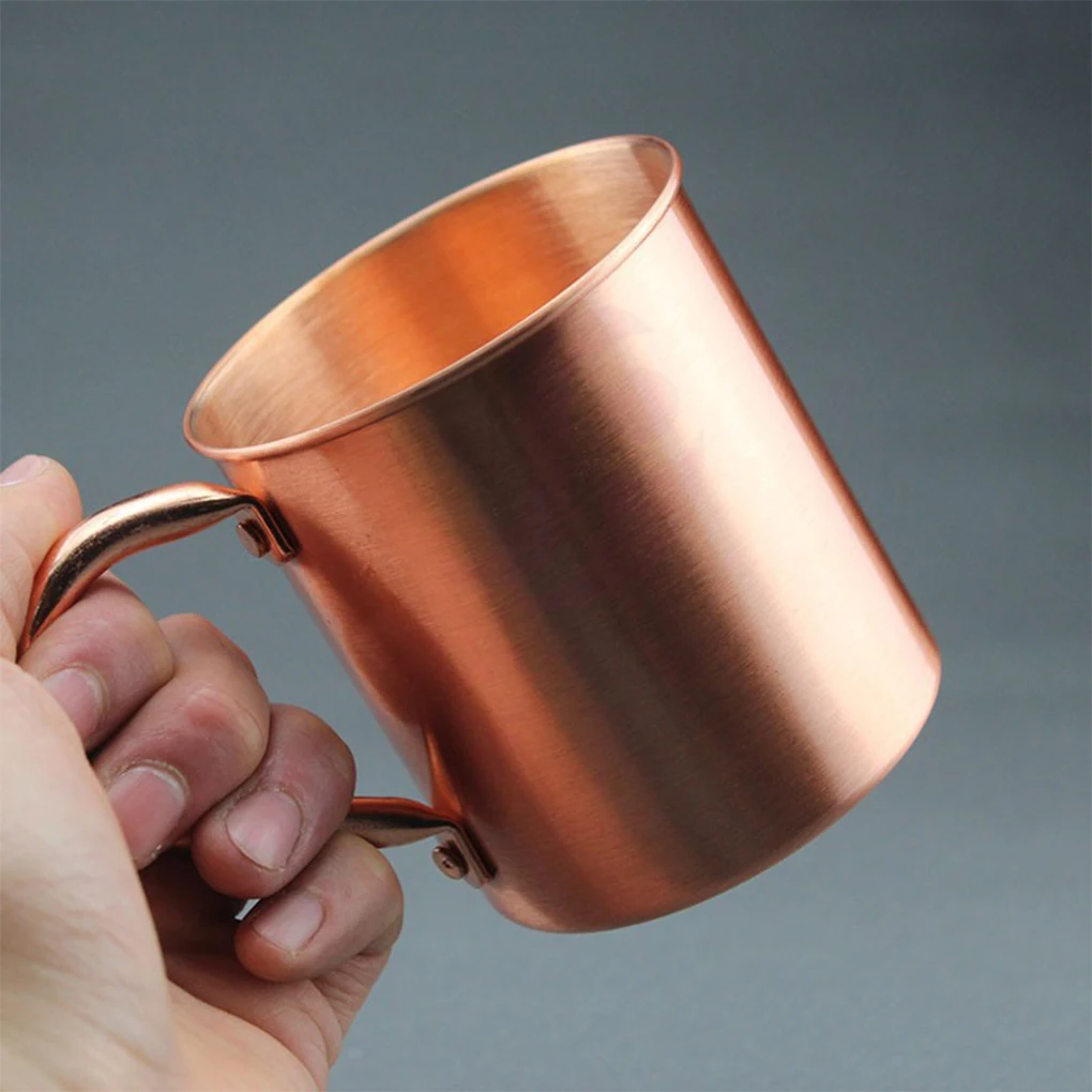 

Copper Mug Cup Coppery Beer Moscow Mule Mugs Cups Coffee Solid Restaurant Without Inside Liner Drinking Accessories Pure