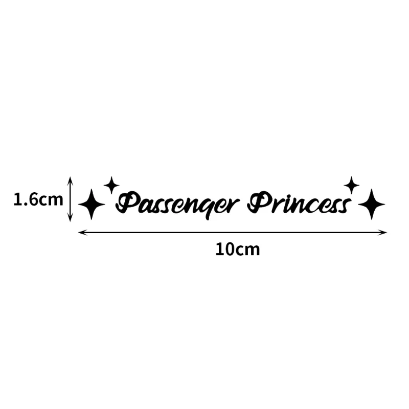 Passenger Princess Star Car Mirror Stickers Decoration Rear View Mirror  Auto Vehicle Vinyl Decal Sticker Interior Accessories - AliExpress