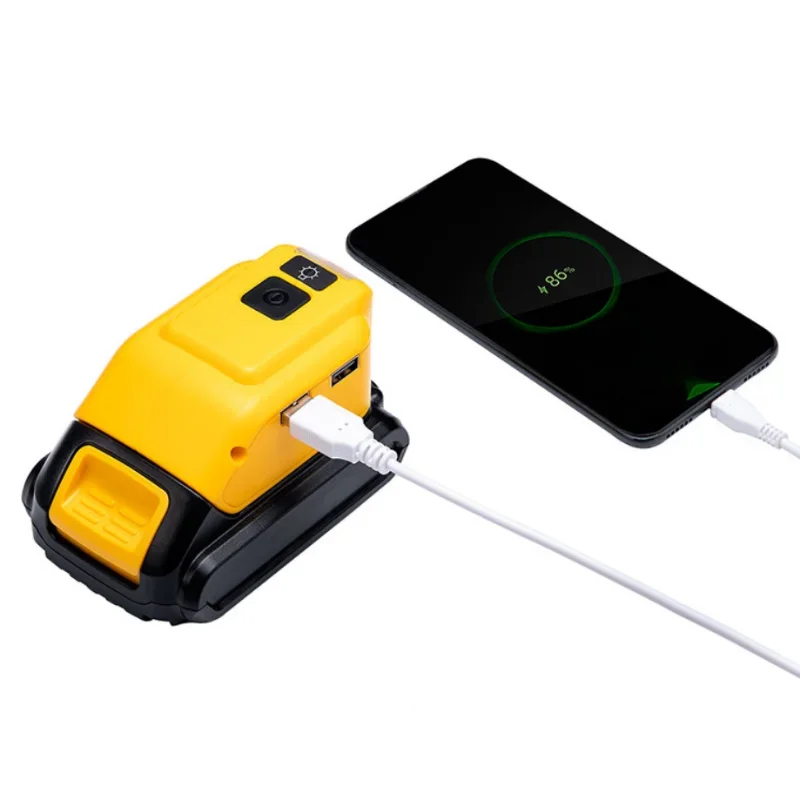 USB Converter Charger For DEWALT 18V 20V Li-ion Battery