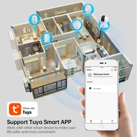 Caméra IP WiFi sans fil KERUI Mini 5MP pour intérieur, caméra de surveillance de sécurité domestique avec suivi automatique intelligent Tuya Onvif 2