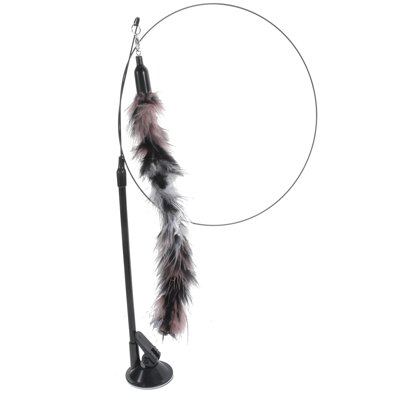 

Toy Cat Teaser Stick Interactive Toys for Indoor Cats Handheld Wand Suction Cup