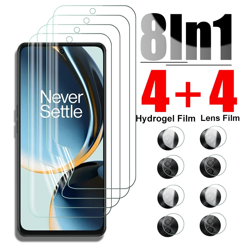 

Защитное стекло для камеры 8 в 1, мягкая Гидрогелевая пленка для экрана OnePlus Nord CE 3 Lite