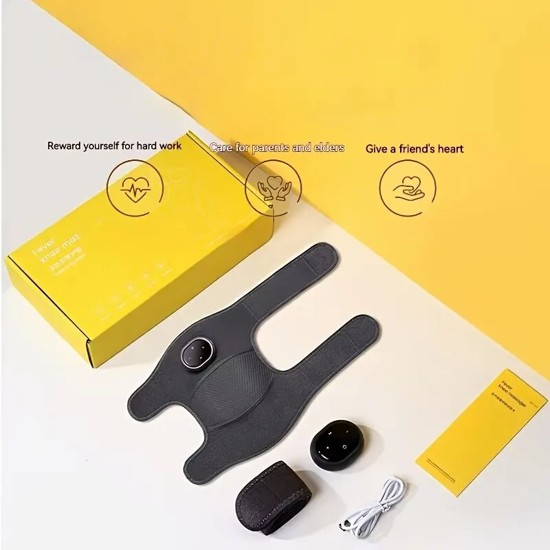 Heated Knee Massager Shoulder Brace Adjustable Vibrations And Heating Modes Heating Pad For Knee Elbow Shoulder Relax Legs - Image 5