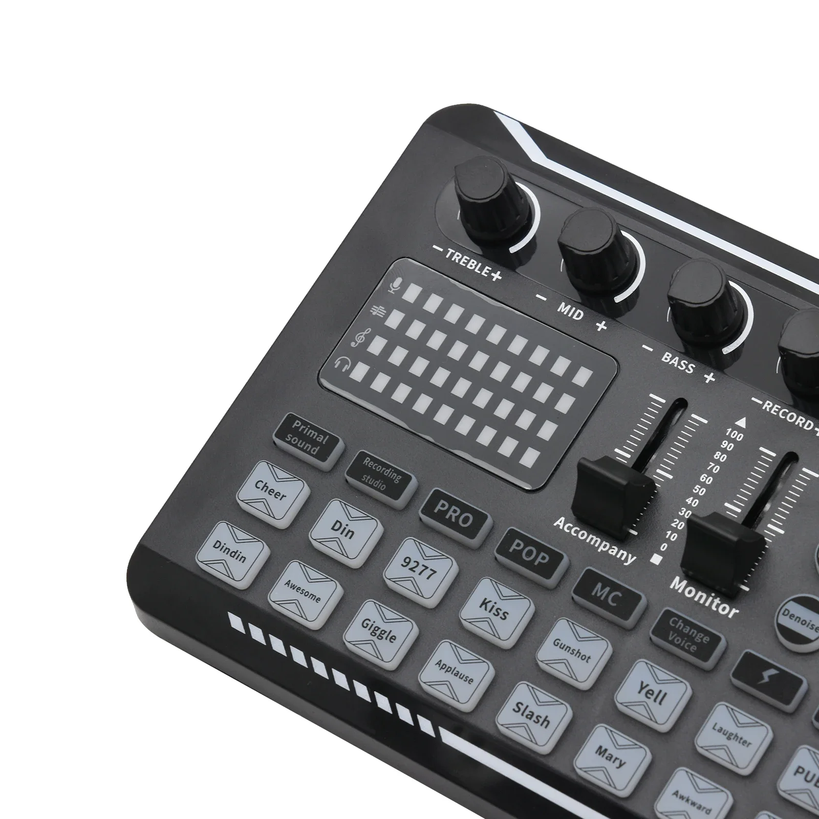 F998 Live Sound Card Bluetooth-Compatible Studio Record DJ Mixer Effects For Pho