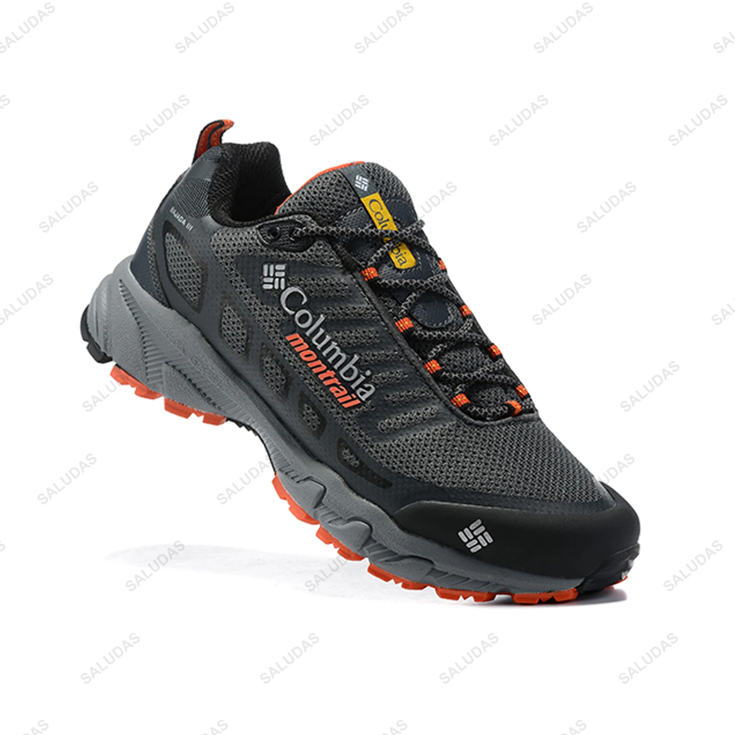 

SALUDAS Hiking Shoes for Men Breathable Non-slip Outdoor Sports Camping Hunting Sneakers Wear-Resistan Trail Running Shoes Men