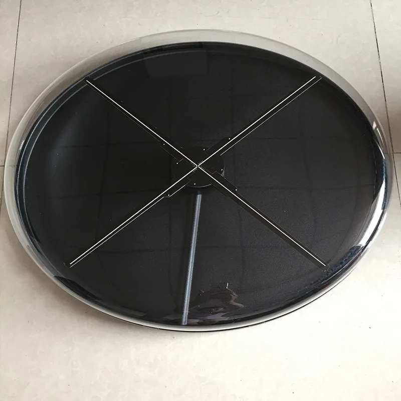 3D Hologram Projector Protection Cover LED Fan Acyrlic Cover Bag 3D Fan Hologram Projector Light Advertising Display 100cm