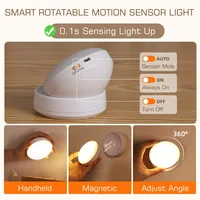 LED Night Light USB Charging Intelligent Human Induction For Bedside Cabinet Home Wardrobe Lighting Motion Sensor Light led Lamp 2