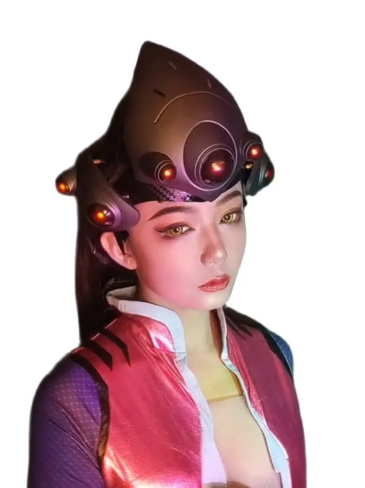 

Fashion Cyber Rhythm Punk Mask Cosplay Overwatch Game Skin Masks Halloween activities Anime Moto Cosplay Masks