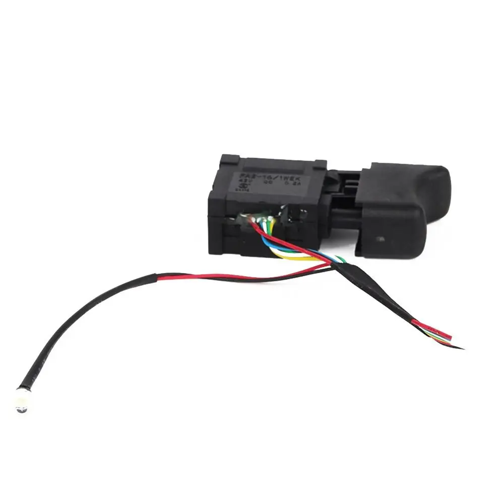 Durable Black Off-on Switch 9 Wire Regulator Speed Control Switchs Professional With Lamp Trigger Button Electric Wrench