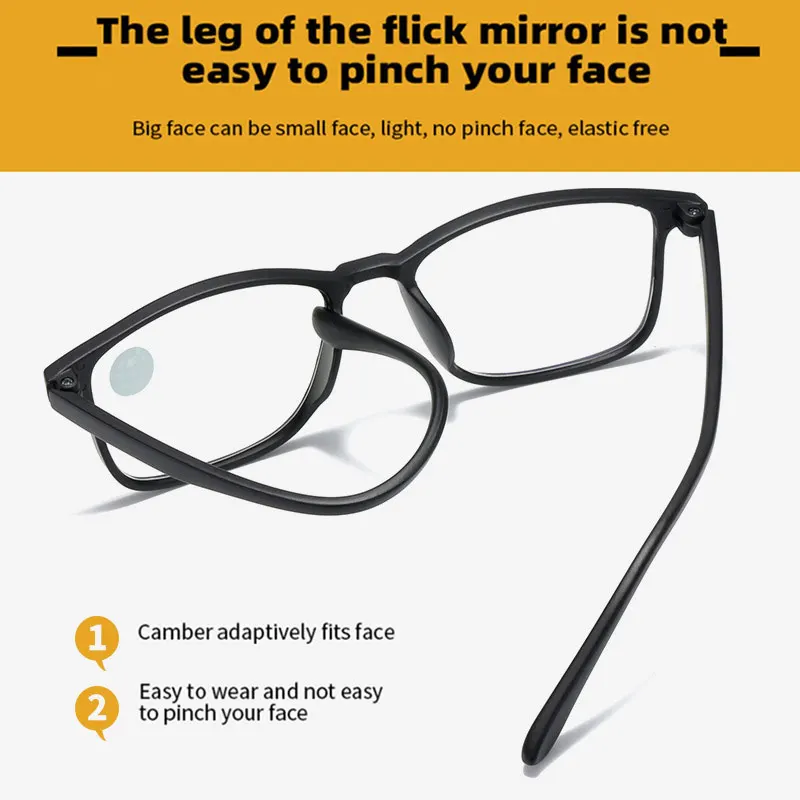 Ultralight Progressive Multifocal High-definition Reading Glasses Far Nea Presbyopia Eyeglasses Women Men Diopter +1.0 To +4.0