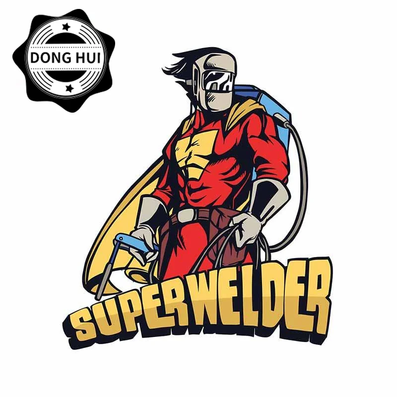 

Superhero Stickers Welder Decals Motorcycle Rear Windshield Helmet Tablet Camper Van Skateboard Decals PVC Waterproof