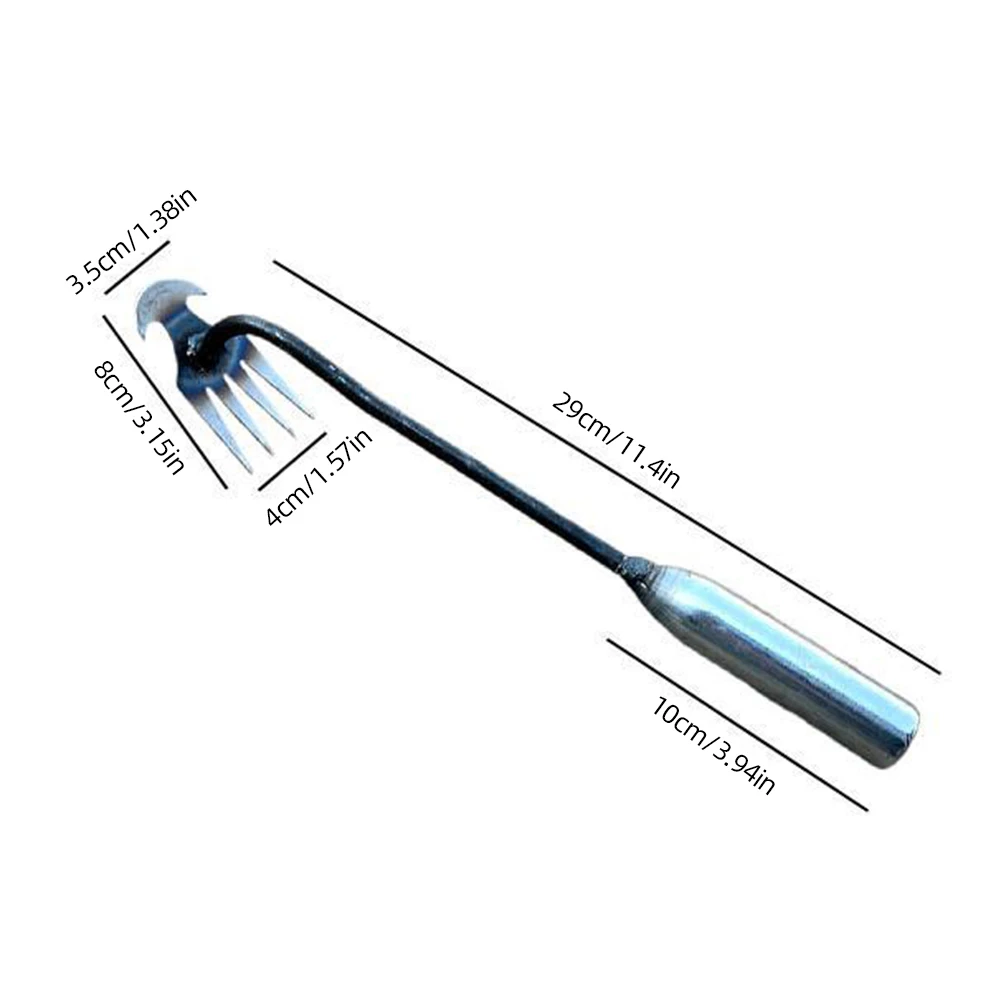 Garden Weeder Manganese Steel Garden Weeders Grass Rooting Loose Soil Hand Weeding Removal Puller Gardening Tools Multifunctional