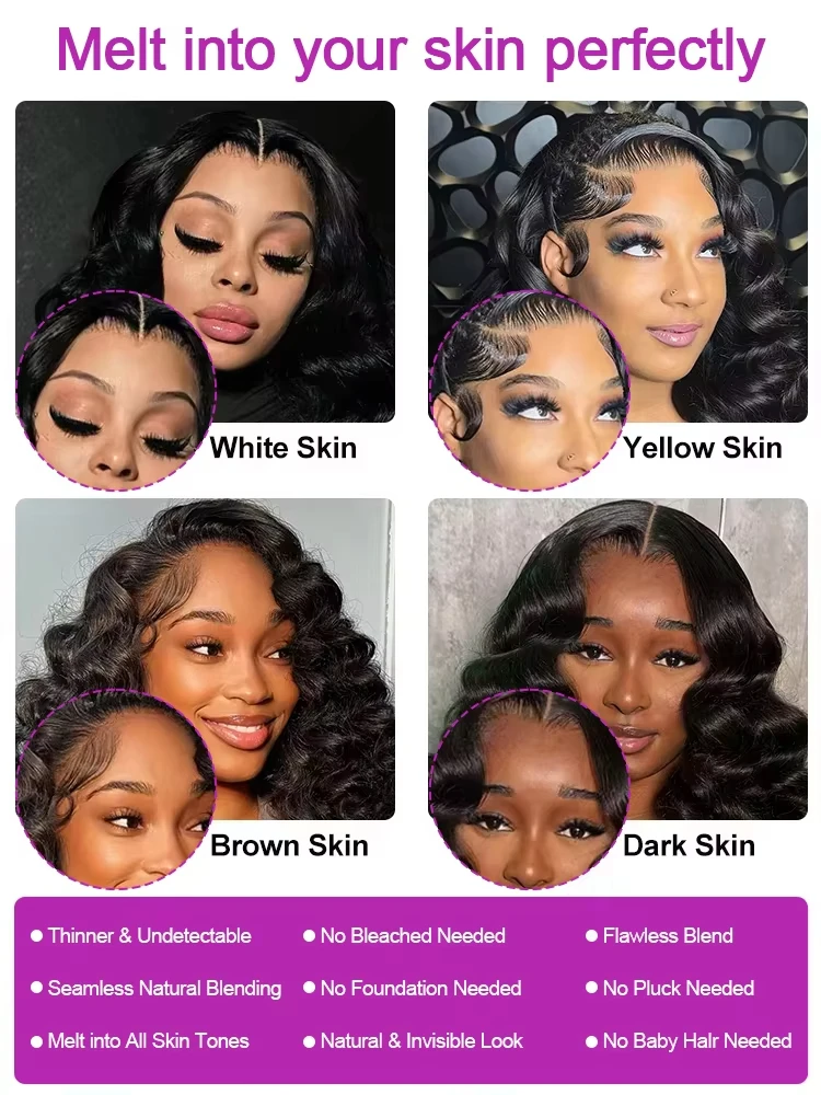 18-42 Inch Loose Wave 13x4 13x6 HD Lace Frontal Wig Human Hair Brazilian Loose Deep Waves Curly Wigs Lace Front Wigs For Women 4