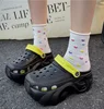 Women's Platform Clogs Summer Chunk Slippers 2025 Comfortable Slip On Wedge Sandals Woman Fashion Thick Sole Garden Shoes Ladies 4