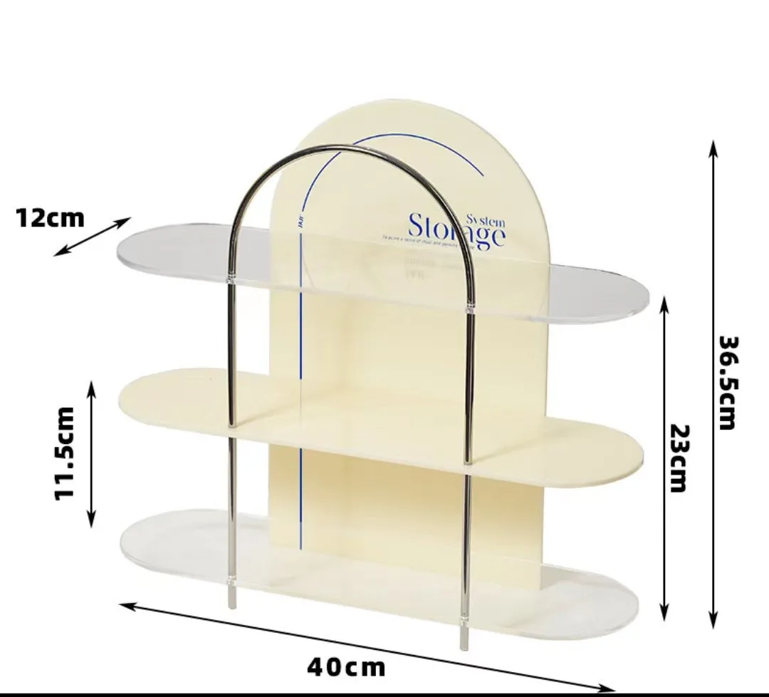 アクリル化粧品ディスプレイラック,香水スキンケア製品,収納