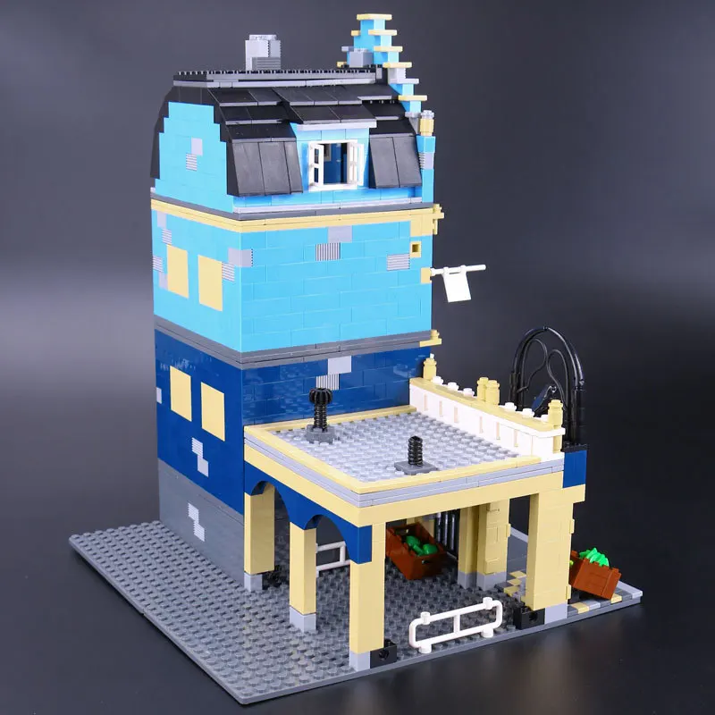 Adorable Bedroom Street View Building Block Set