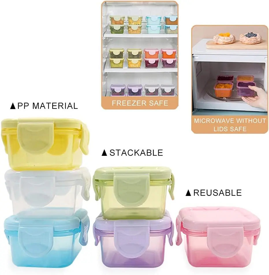 Mini Food Storage Containers Set