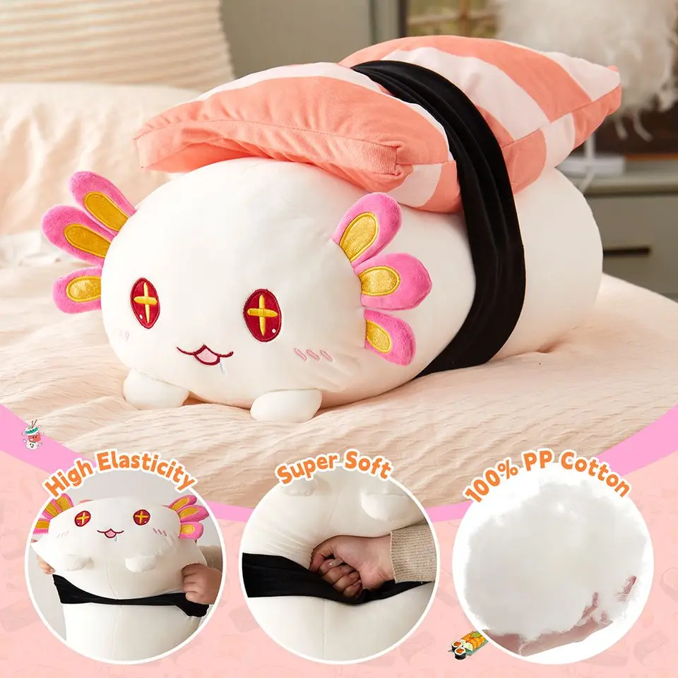 Peluche Ajolote Almohada Peluche Axolotl 13